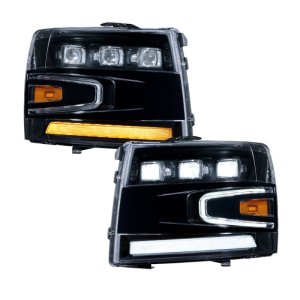Chevrolet Silverado Headlights - Front - FORM Lighting - LED Projector - `07-`13 Chevrolet Silverado Headlights - Front - FORM Lighting - LED Projector - `07-`13